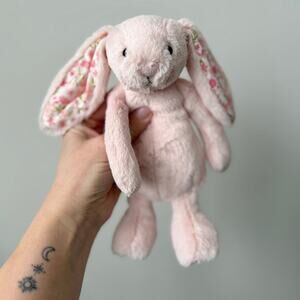 AUTHENTIC Jellycat Blossom Blush Bunny 'Bloom' Little Small NWT Fast Shipping!
